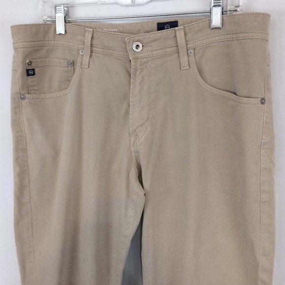 AG‎ Adriano Goldschmied The Graduate Khaki Pants - Picture 2 of 7